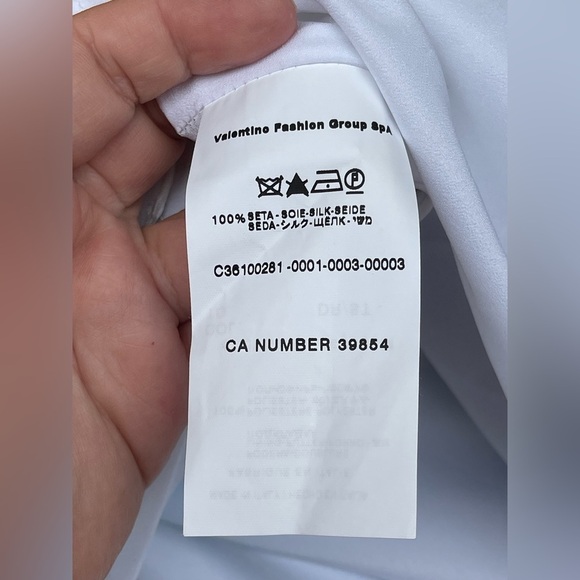 M MISSONI ABSTRACT SILK DRESS SIZE 6 - Picture 11 of 13